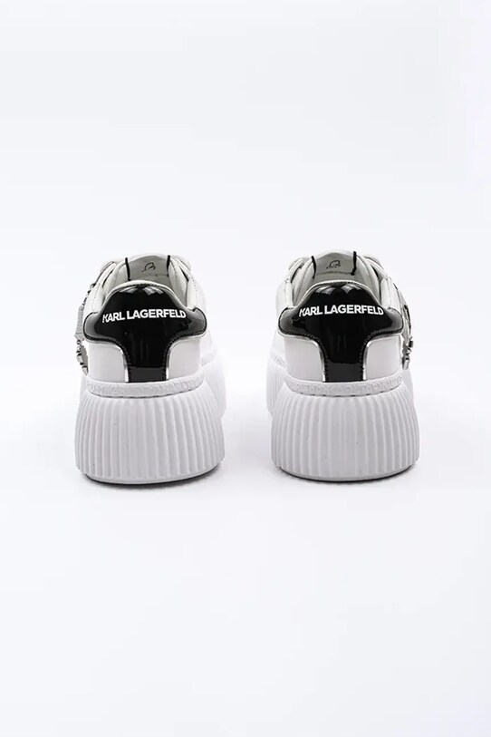 Karl Lagerfeld sneakersy skórzane KREEPER LO NFT biały KL42376T.011
