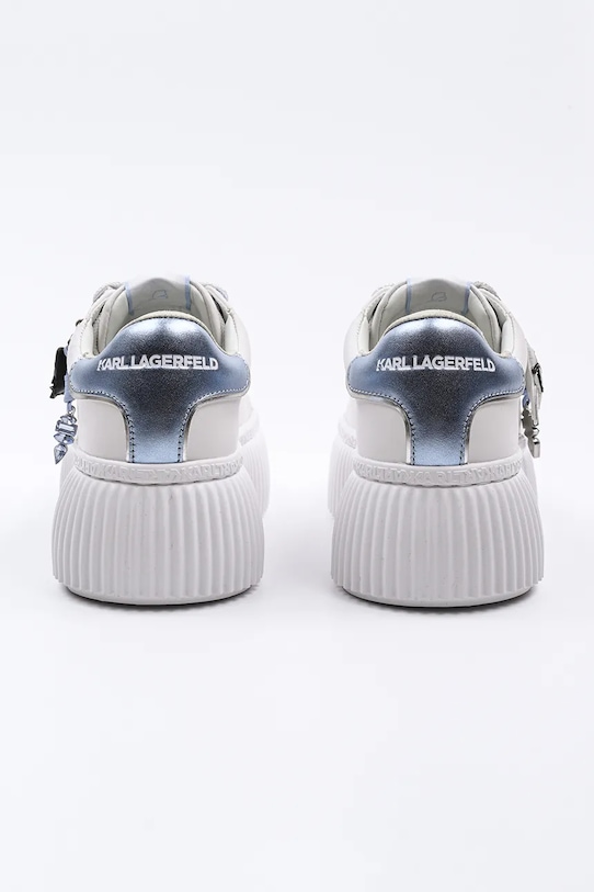 Kožené tenisky Karl Lagerfeld KREEPER LO NFT bílá KL42376T.01B