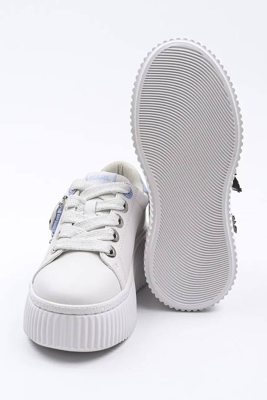 Kožené tenisky Karl Lagerfeld KREEPER LO NFT KL42376T.01B bílá