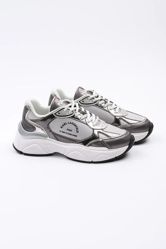 Karl Lagerfeld sneakersy KOMET KL65638M.4SL srebrny SS25