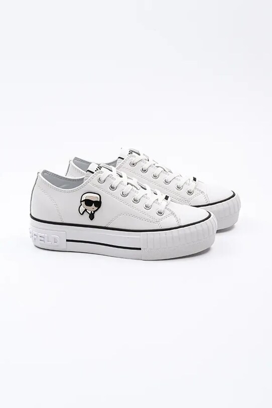 Шкіряні кеди Karl Lagerfeld KAMPUS MAX NFT KL60425T.011 білий SS25