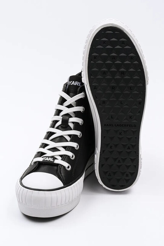 Karl Lagerfeld teniși de piele KAMPUS MAX NFT KL60445T.000 negru