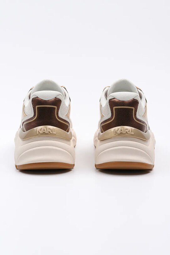 Karl Lagerfeld sneakersy KOMET złoty KL65638M.4GZ