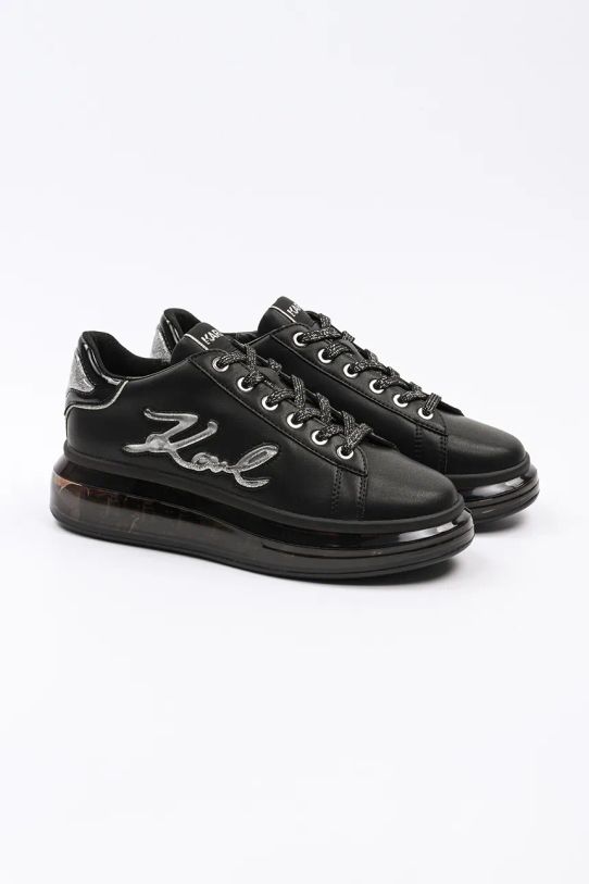 Karl Lagerfeld sneakers din piele KAPRI KUSHION KL62610H.00X negru SS25