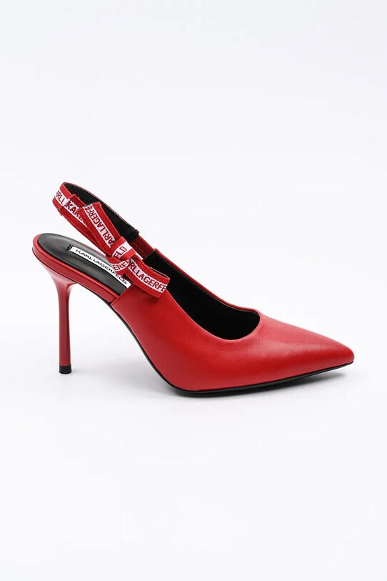 Кожаные туфли Karl Lagerfeld SARABANDE шпилька красный KL30908.0DD