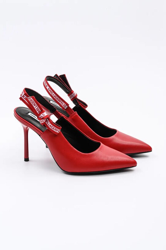 Кожаные туфли Karl Lagerfeld SARABANDE KL30908.0DD красный SS25
