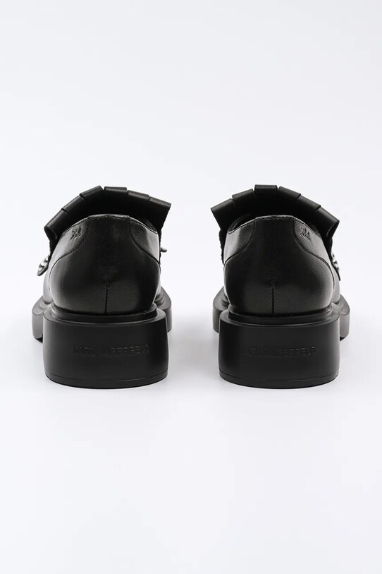 Încălțăminte Karl Lagerfeld mocasini de piele MACIE KL41225.00S negru