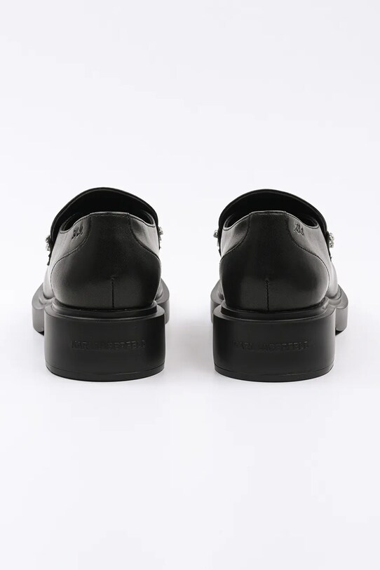 Încălțăminte Karl Lagerfeld mocasini de piele MACIE KL41215.00S negru