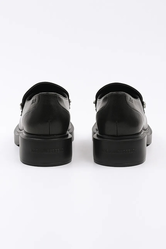 Obutev Usnjeni mokasini Karl Lagerfeld MACIE KL41215.00S črna