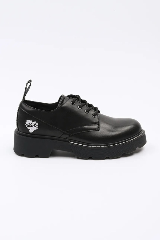 Karl Lagerfeld pantofi de piele KAMDEN piele negru KL40421H.000