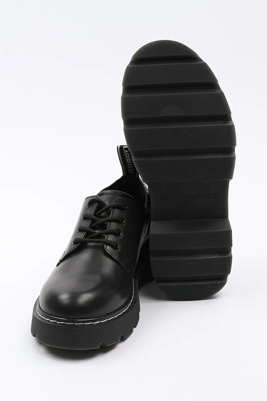Karl Lagerfeld pantofi de piele KAMDEN negru KL40421H.000