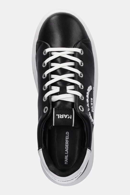 Karl Lagerfeld bőr sportcipő KAPRI fekete KL62539K.00W