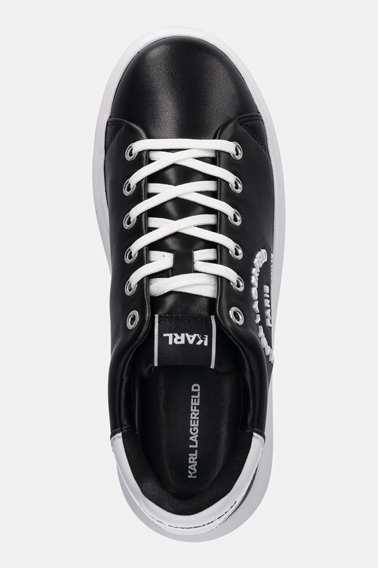 Kožne tenisice Karl Lagerfeld KAPRI crna KL62539K.00W