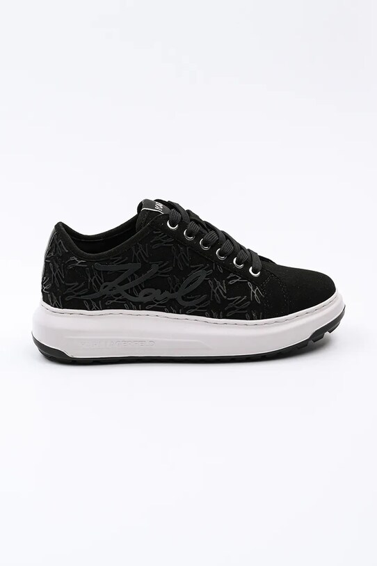Karl Lagerfeld sneakers KAPRI LUG textil negru KL67512F.500