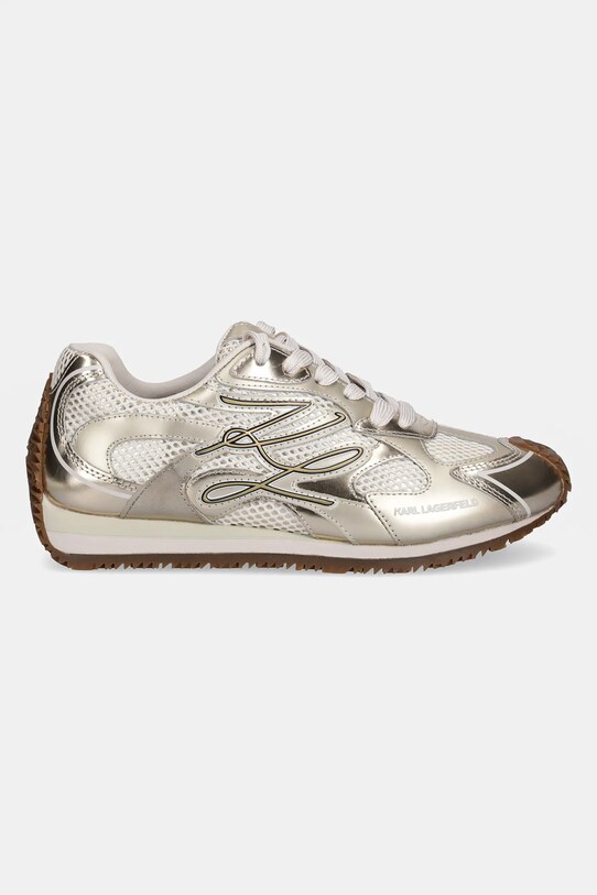 Karl Lagerfeld sneakersy VELOCETTE KL63925.4GD złoty SS25