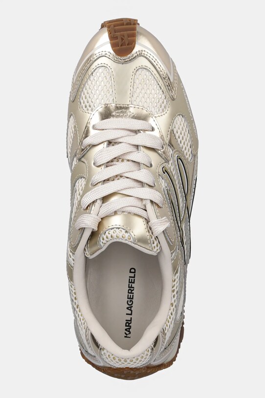 Karl Lagerfeld sneakersy VELOCETTE złoty KL63925.4GD
