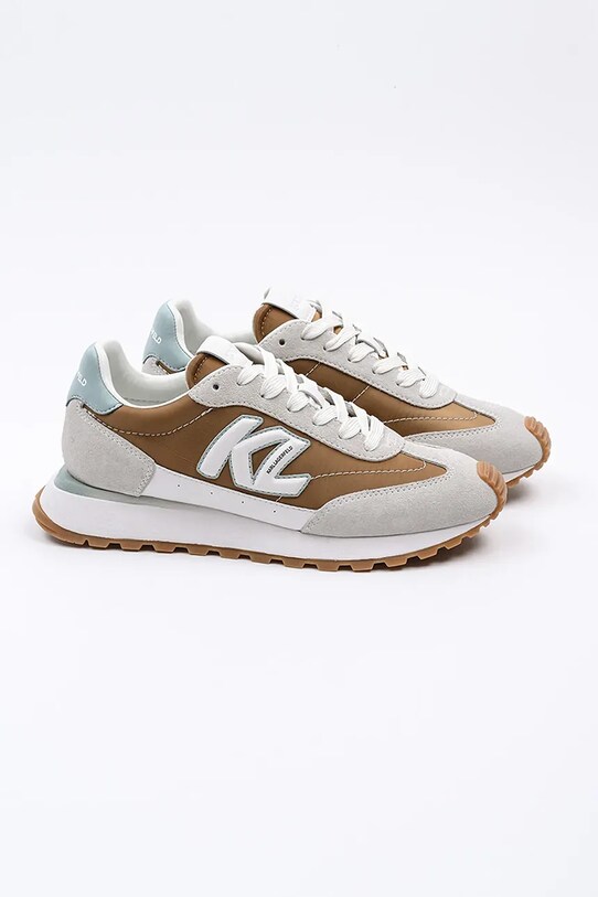 Karl Lagerfeld sneakersy KAIRO KL KL61124A.481 brązowy SS25