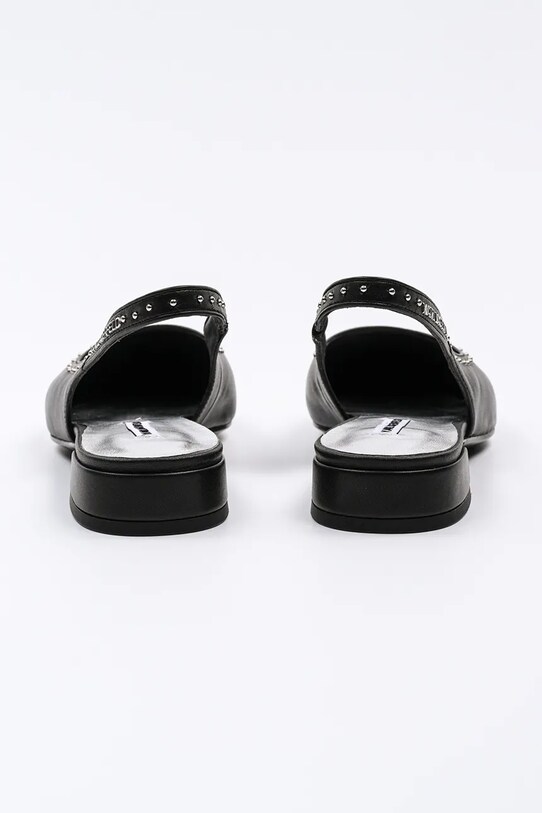 Încălțăminte Karl Lagerfeld balerini de piele KERRIE KL40151.000 negru