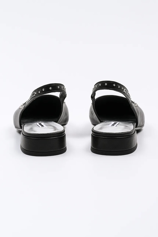 Obuwie Karl Lagerfeld baleriny skórzane KERRIE KL40151.000 czarny