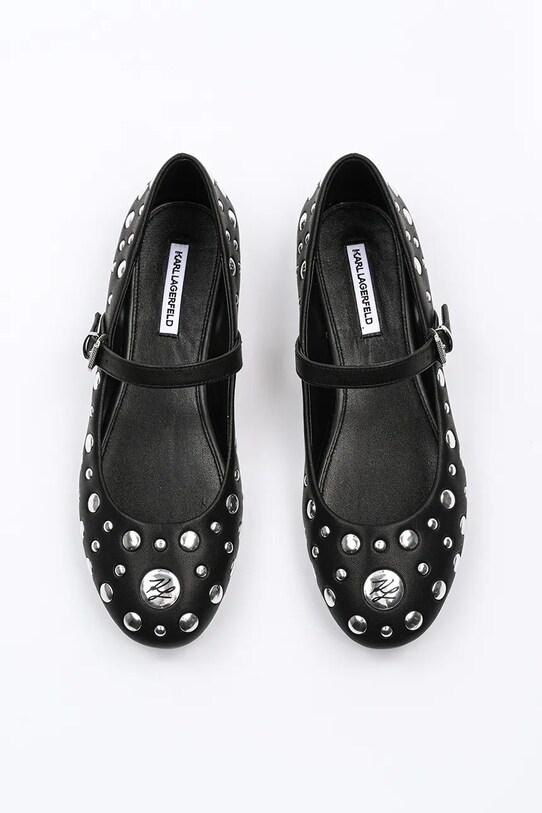 Μπαλαρίνες Karl Lagerfeld KARO μαύρο KL40121.F0S