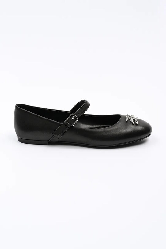Karl Lagerfeld balerini de piele KARO negru KL40121S.000