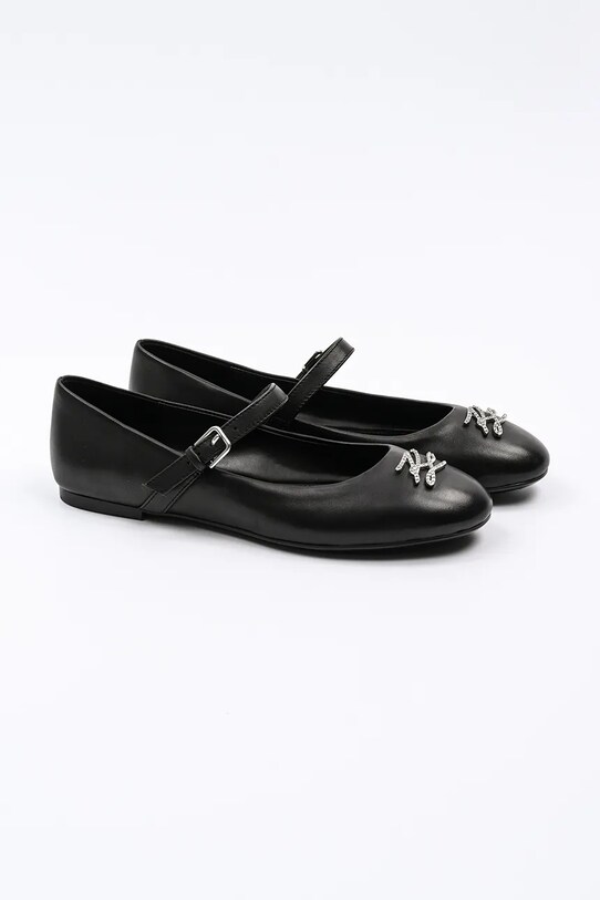 Karl Lagerfeld balerini de piele KARO KL40121S.000 negru SS25