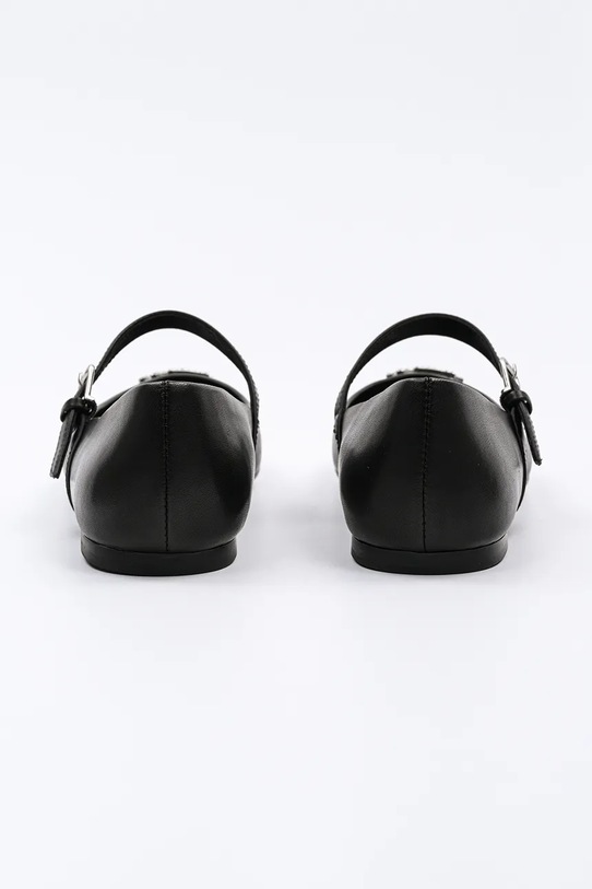 Obuwie Karl Lagerfeld baleriny skórzane KARO KL40121S.000 czarny