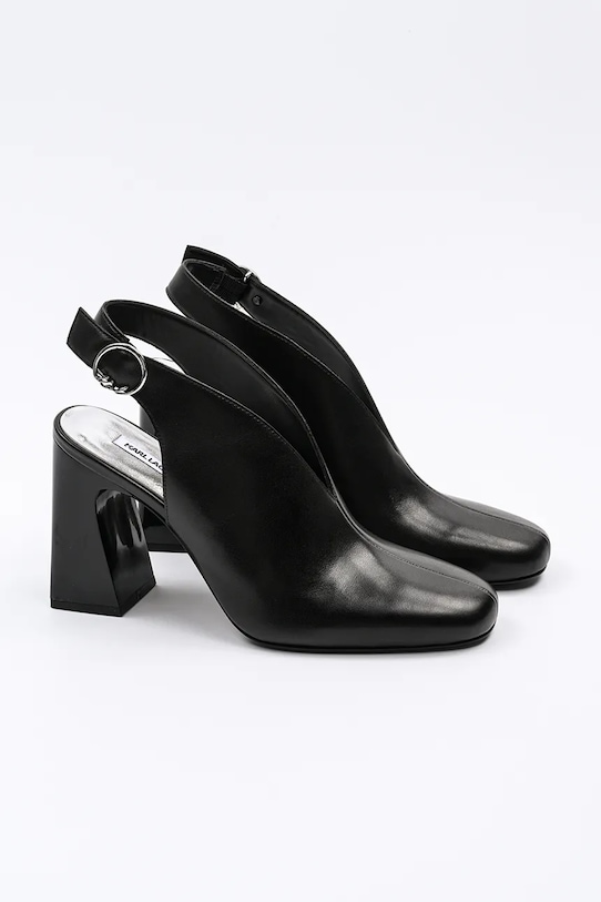 Karl Lagerfeld pantofi de piele ASTRA NOVA KL33105.000 negru SS25