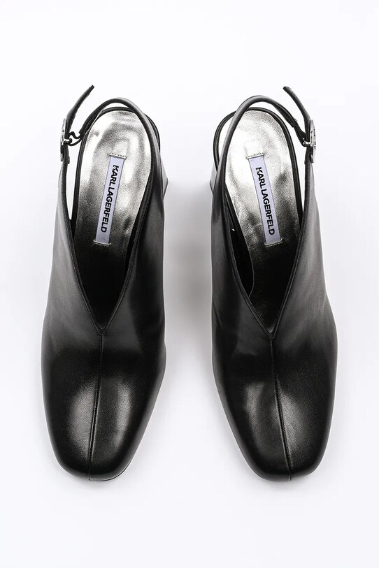Шкіряні туфлі Karl Lagerfeld ASTRA NOVA чорний KL33105.000