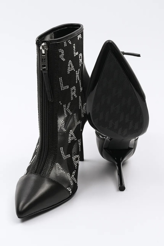 Karl Lagerfeld botine SARABANDE KL30955.M0S negru