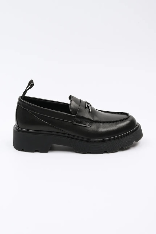 Karl Lagerfeld mocasini de piele KAMDEN piele negru KL40413.100