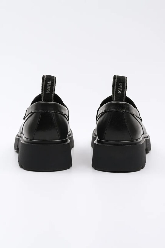 Karl Lagerfeld mokasyny skórzane KAMDEN czarny KL40413.100