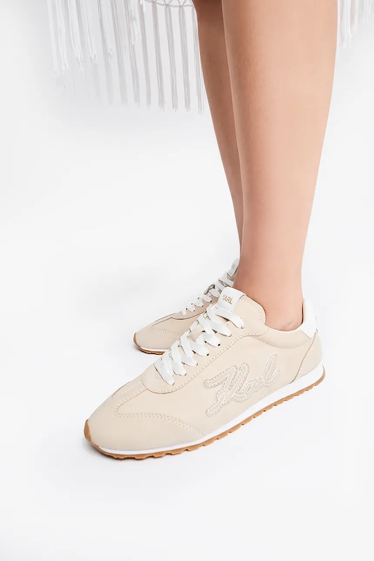 Semišové tenisky Karl Lagerfeld VENUS KL65912.2T1