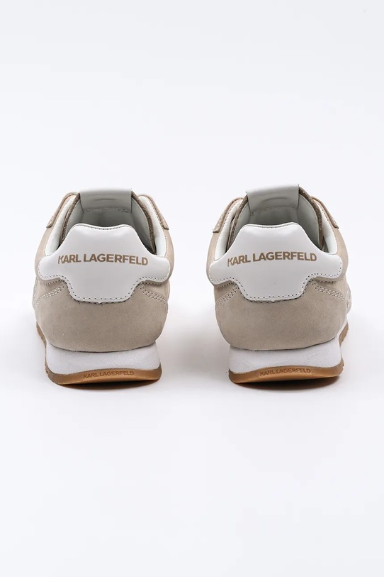 Încălțăminte Karl Lagerfeld sneakers din piele intoarsă VENUS KL65912.2T1 bej