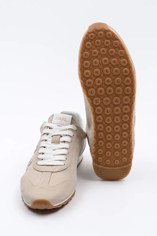 Semišové tenisky Karl Lagerfeld VENUS béžová KL65912.2T1