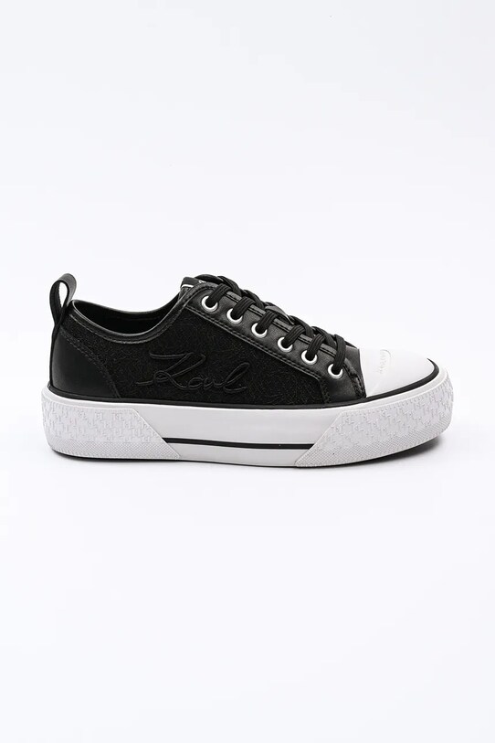 Кеды Karl Lagerfeld KAMPUS MAX III кожа чёрный KL60611F.400