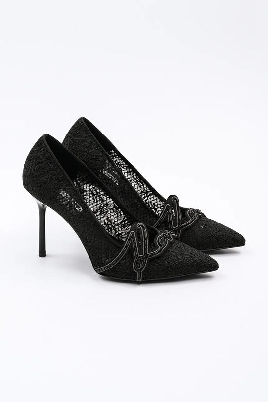 Обувки с тънък ток Karl Lagerfeld SARABANDE KL30919S.S0X черен SS25