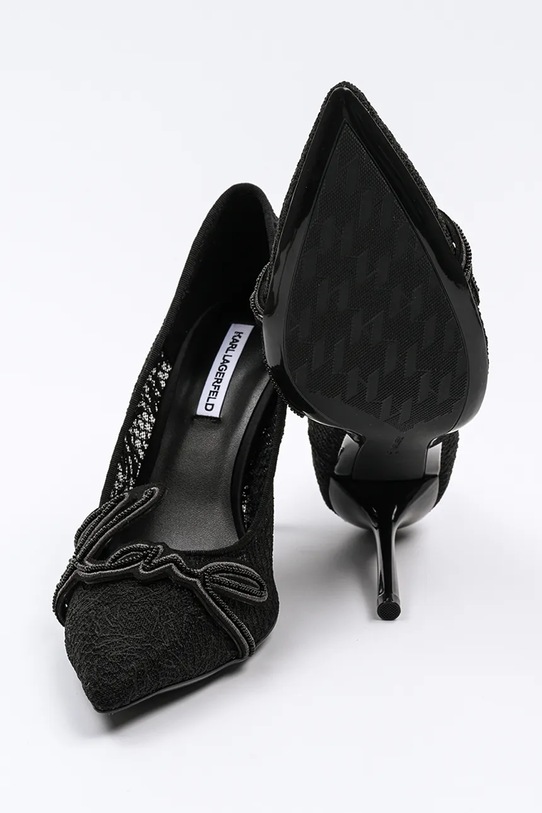 Обувки с тънък ток Karl Lagerfeld SARABANDE черен KL30919S.S0X