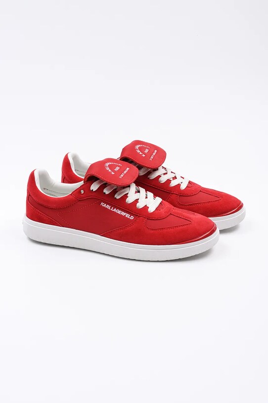 Karl Lagerfeld sneakers din piele ATLAS KL63820.3DD rosu SS25