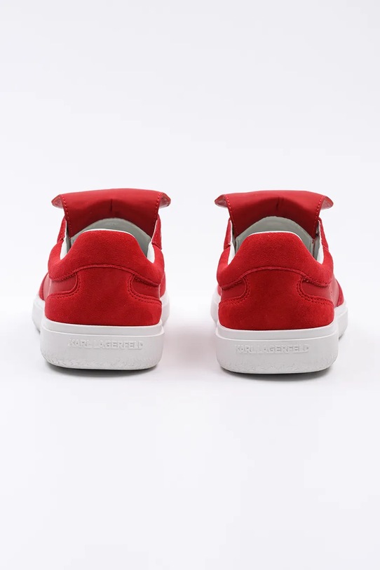 Încălțăminte Karl Lagerfeld sneakers din piele ATLAS KL63820.3DD rosu