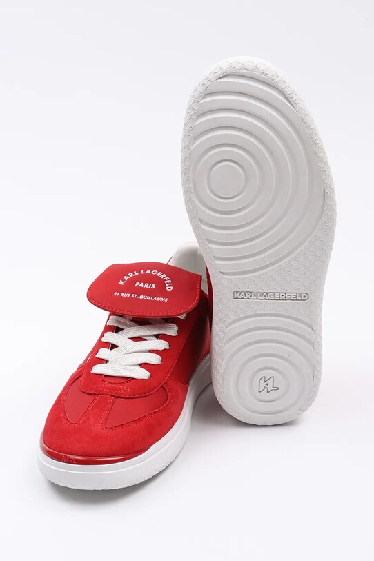 Karl Lagerfeld sneakers din piele ATLAS rosu KL63820.3DD