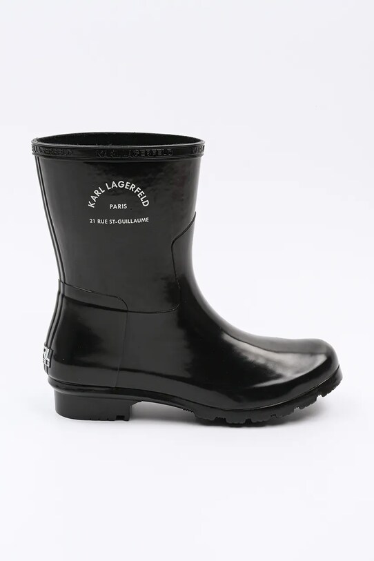 Karl Lagerfeld cizme KALOSH negru KL47075S.V00