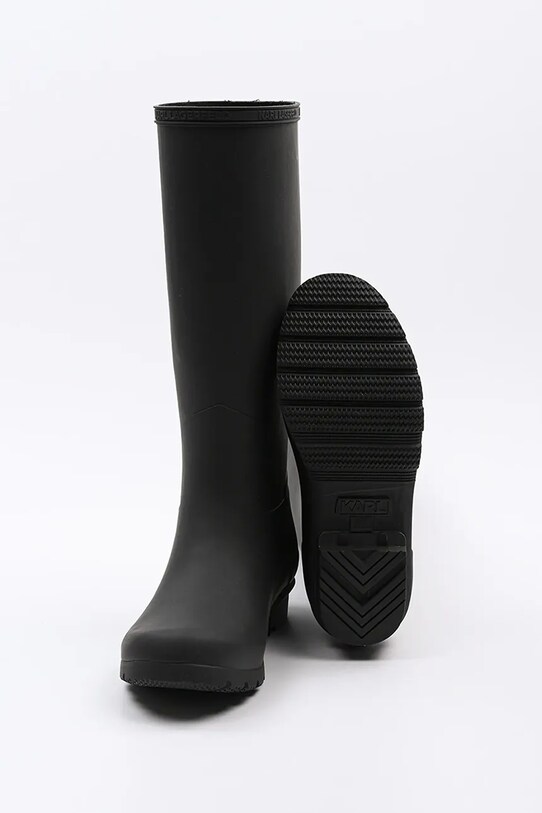 Karl Lagerfeld cizme KALOSH negru KL47085.V00