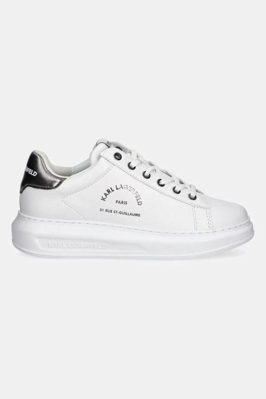 Karl Lagerfeld sneakers din piele KAPRI KL62538K.01S alb SS25