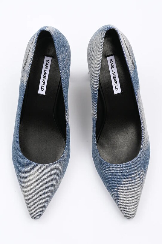 Karl Lagerfeld Jeans czółenka PANACHE HI KLJ30824.DAB niebieski