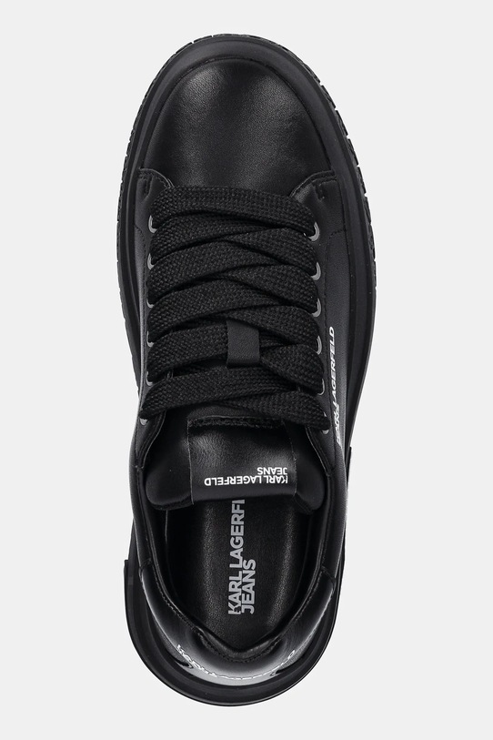 Кожаные кроссовки Karl Lagerfeld Jeans KLJ KUP чёрный KLJ64820.00X