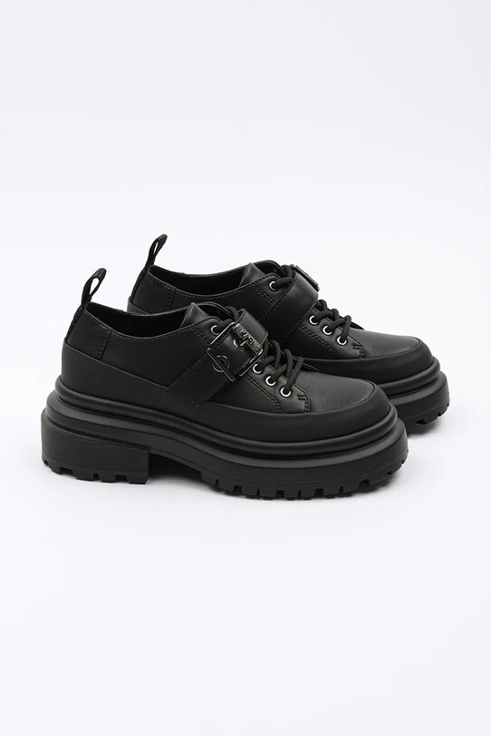 Karl Lagerfeld Jeans pantofi de piele BROOKE KLJ41125.000 negru SS25