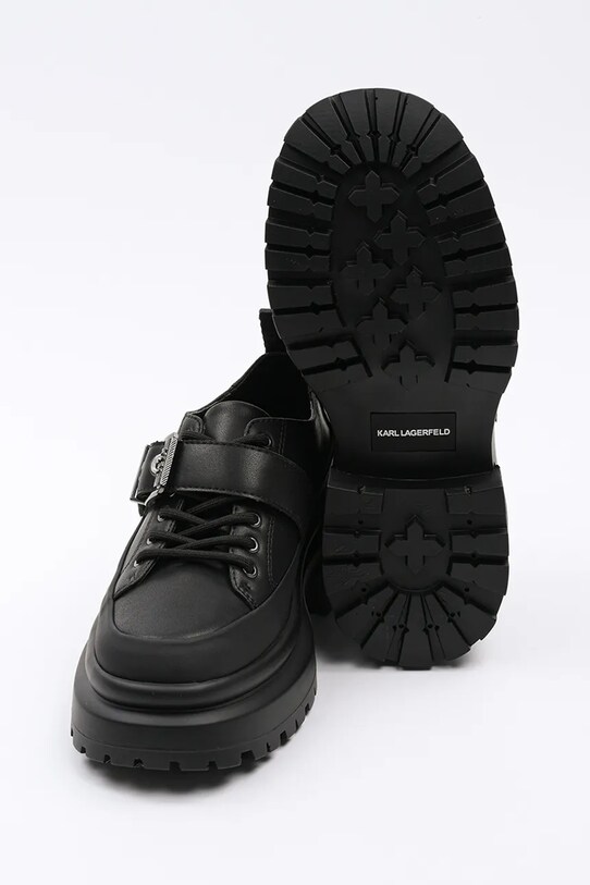 Karl Lagerfeld Jeans pantofi de piele BROOKE negru KLJ41125.000