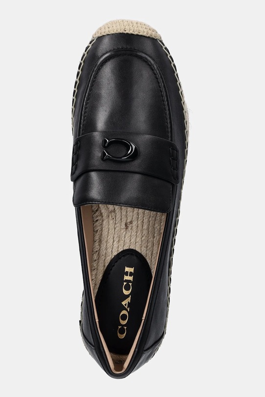 Coach espadrile de piele Camilla negru CR045.BLK