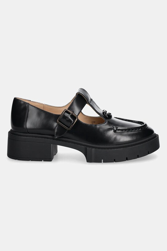 Kožené poltopánky Coach Liv CZ383.BLK čierna SS25